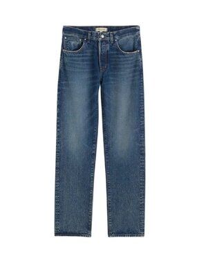 Madewell The Dean Easy Straight Jean~Size 28~Greendale Wash Rigid Blue NWT L419